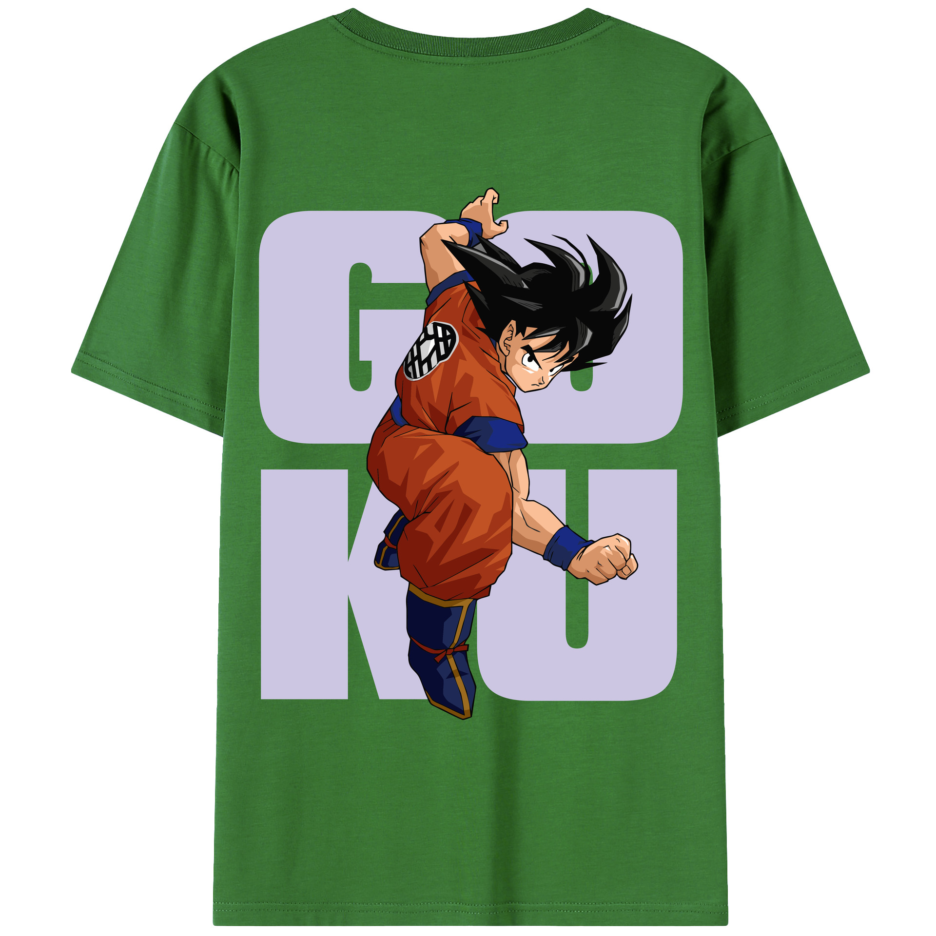 （画像用） ドラゴンボール 孫悟空（そん ごくう）Son Goku カカロット DRAGON BALL Kakarotto レディース半袖Tシャツ(バックプリント)